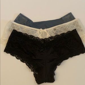 Set of 3! Victoria’s Secret cheeky medium panties